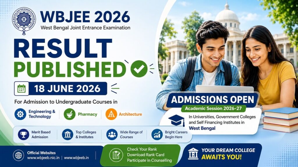 WBJEE 2026 Result