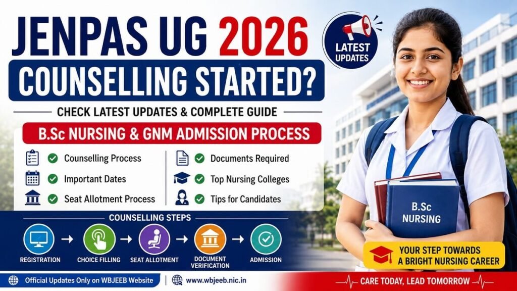 JENPAS UG 2026 Counselling